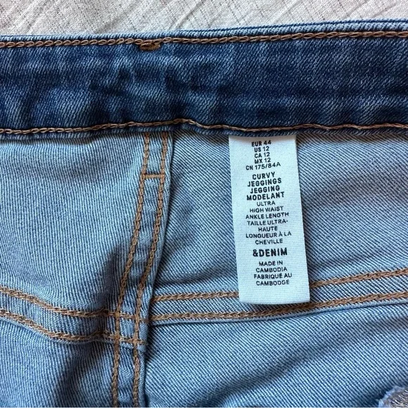 H&M Classic Blue Denim Jeans Jeggings - Picture 4 of 10